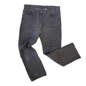 Vintage Y2K Levis 517 Jeans Mens 40x30 Faded Black Boot Cut Dark Wash Denim EUC